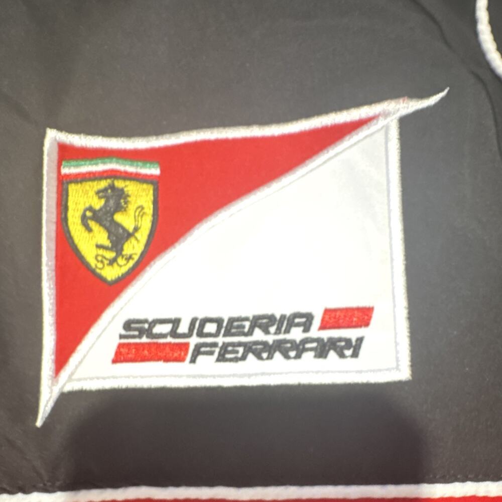 Mens Ferrari Racing Jacket With Embroidered Logos Size Large - Picture 3 of 14